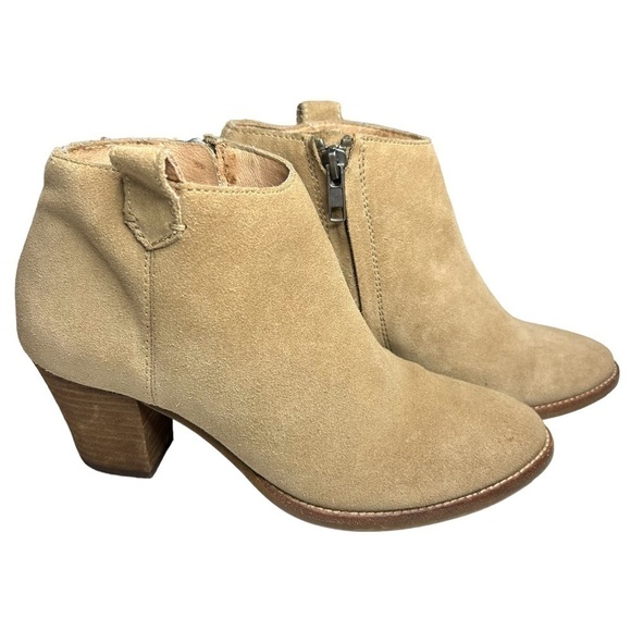 Madewell Billie Boots suede Tan size 6.5 - Picture 4 of 14